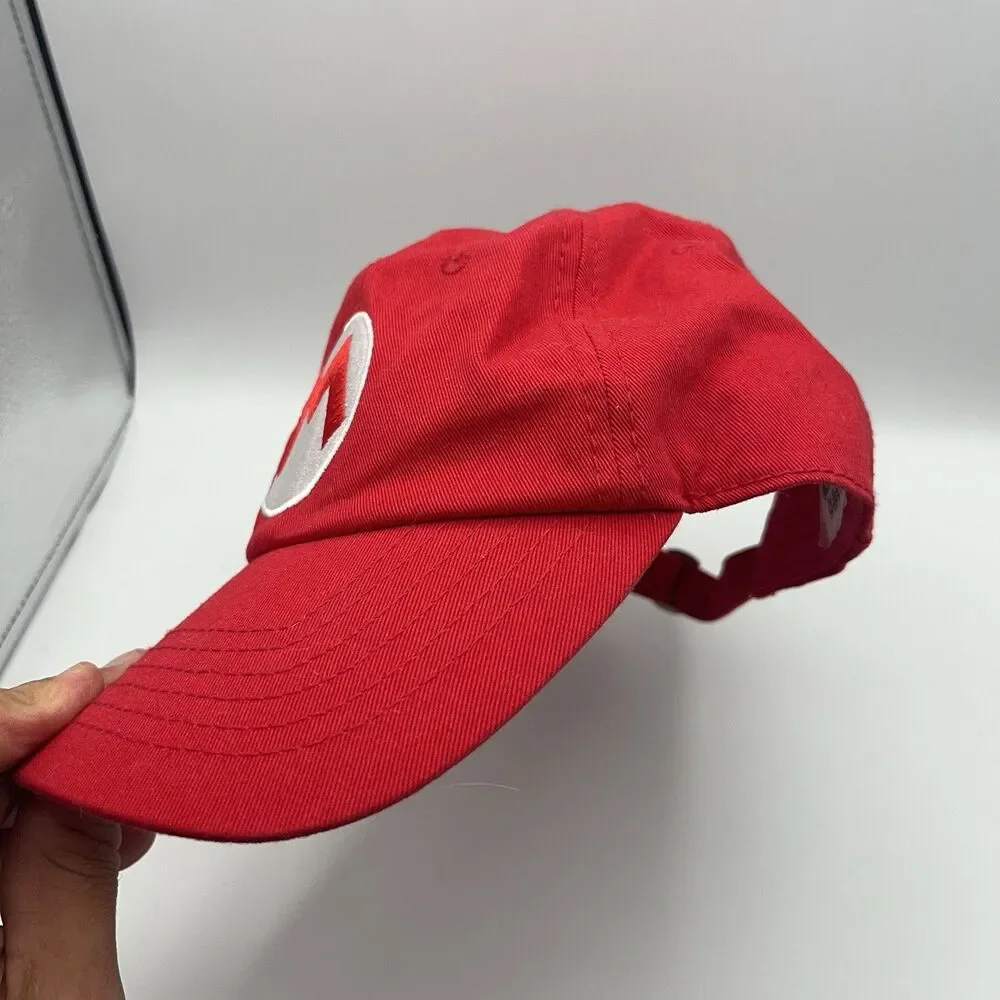 The Super Mario Bros Movie Hat Red Adjustable Ball Cap Snapback Nintendo